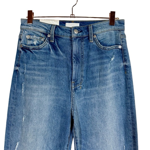 NEW NWT 7 for All Mankind Ultra High Rise Dojo Jeans Beauty Trouser Fig Leaf - Picture 7 of 15